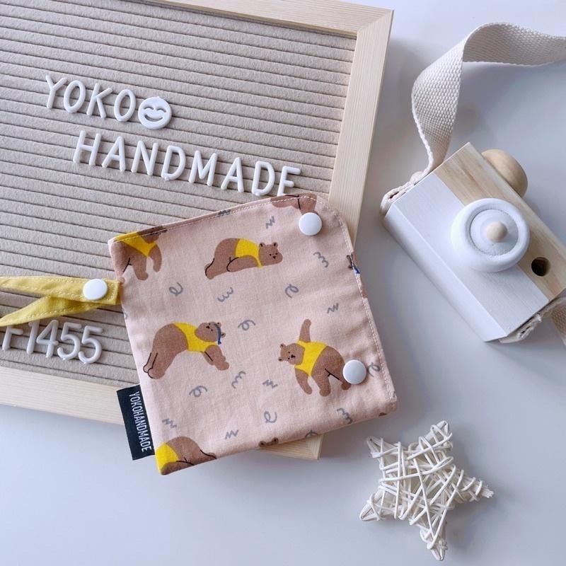 YOKOHANDMADE☆ L型口罩暫存套⭐️棉布⭐️手作口罩收納袋、口罩暫存收納-細節圖2