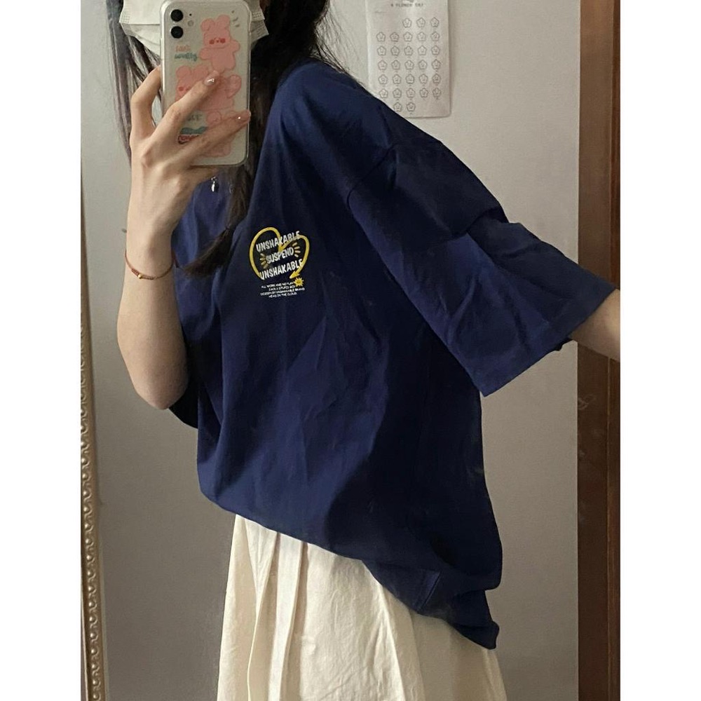 【三番雜貨屋】Love Sunshine Everyday 美式T恤 復古T恤 原宿風 日系街頭感 ins衣服-細節圖3