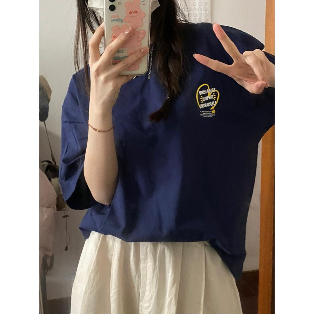 【三番雜貨屋】Love Sunshine Everyday 美式T恤 復古T恤 原宿風 日系街頭感 ins衣服-細節圖5
