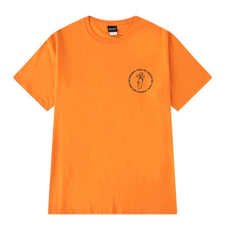 【三番雜貨屋】 ㄉㄨㄞㄉㄨㄞ胡蘿蔔 美式塗鴉漫畫T恤 復古T恤 原宿風 日系街頭感 卡通ins上衣服-細節圖2