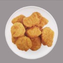 【三番雜貨屋】漢堡早餐盤 家用可愛創意餐碟 圓形 密胺材質 零食平盤耐摔不易碎-規格圖4