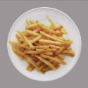 【三番雜貨屋】漢堡早餐盤 家用可愛創意餐碟 圓形 密胺材質 零食平盤耐摔不易碎-規格圖4
