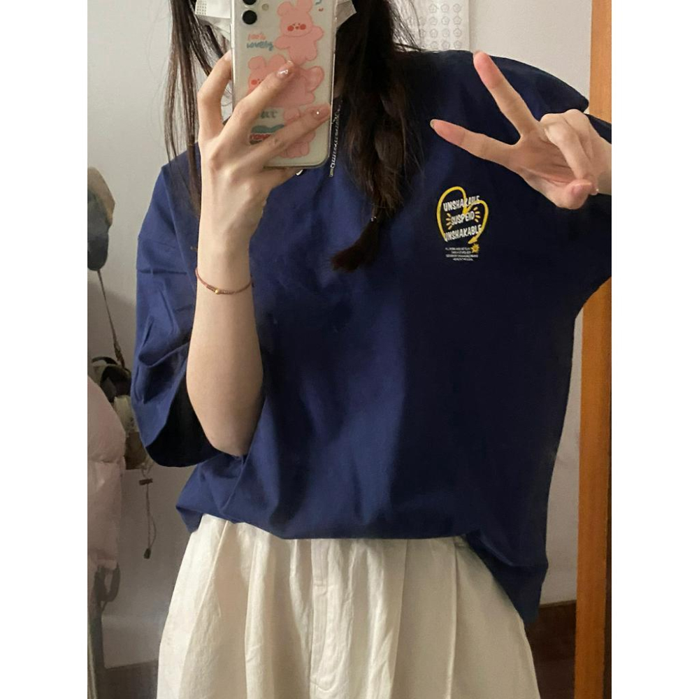 【三番雜貨屋】Love Sunshine Everyday 美式T恤 復古T恤 原宿風 日系街頭感 ins衣服-細節圖5
