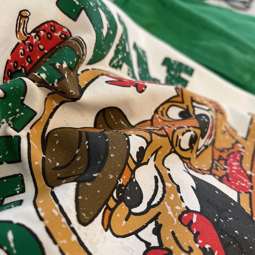 【三番雜貨屋】松鼠好朋友 棉質上衣 短袖 寬鬆美式復古 原宿慵懶風 日系少女感-細節圖6