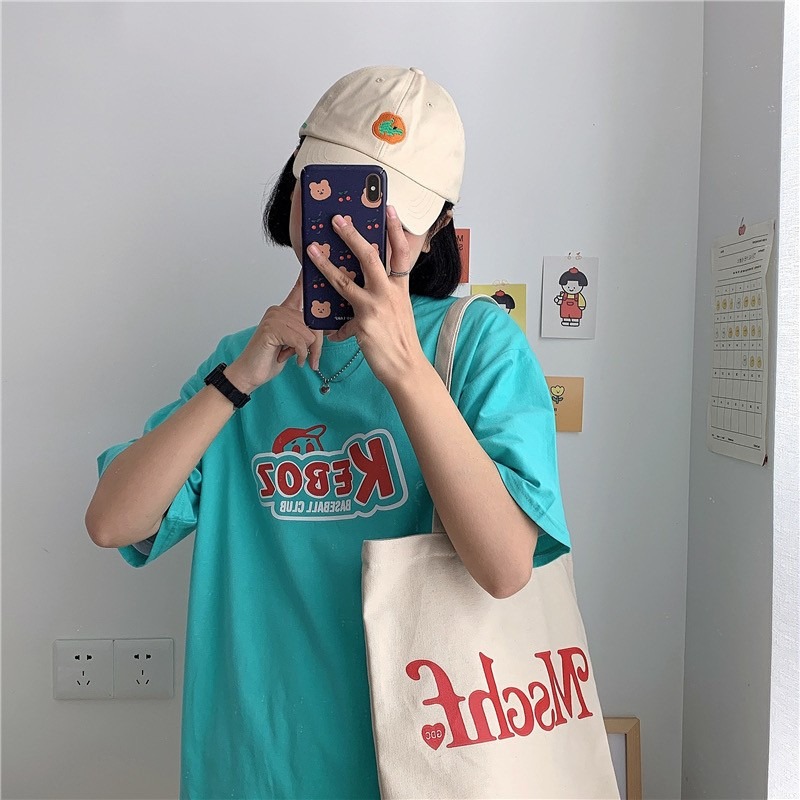 【三番雜貨屋】棒球帽男孩 純棉T恤 美式上衣短袖 休閒慵懶風 日系少女-細節圖2