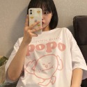 白色 粉字