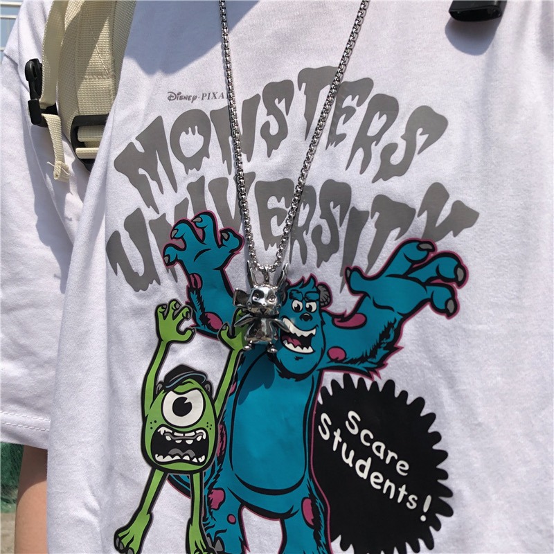 【三番雜貨屋】哇！用尖叫發電！ 純棉T恤 美式上衣短袖 休閒風 原宿慵懶風 日系少女感-細節圖4