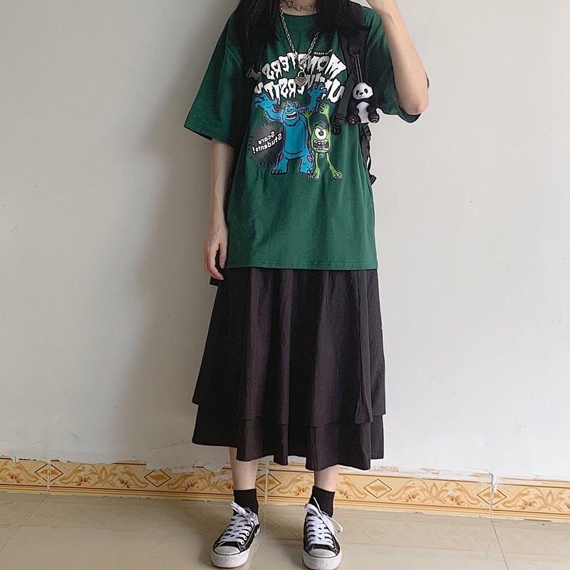 【三番雜貨屋】哇！用尖叫發電！ 純棉T恤 美式上衣短袖 休閒風 原宿慵懶風 日系少女感-細節圖8