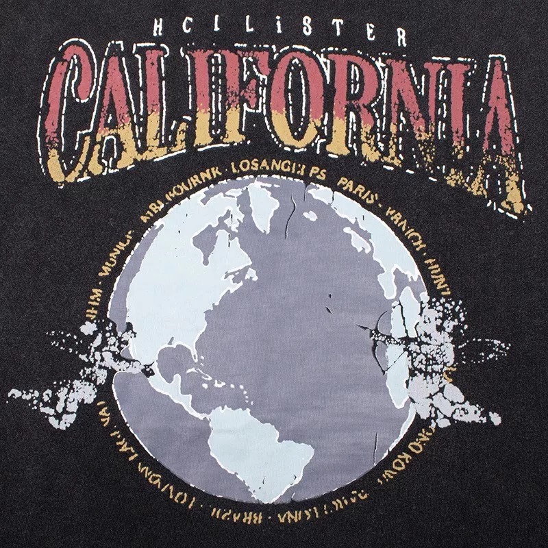 【三番雜貨屋】California Love 純棉上衣 短袖 寬鬆美式復古 原宿慵懶風 日系少女感-細節圖2