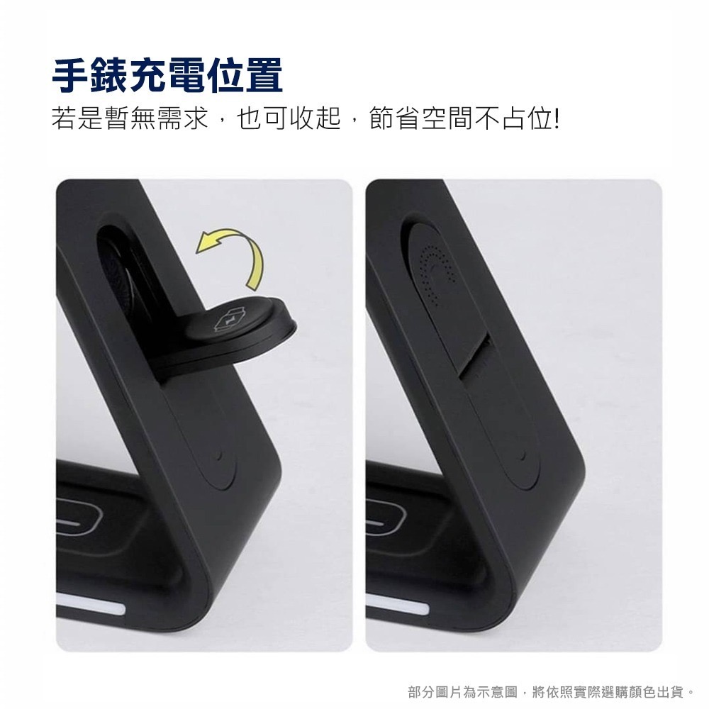 【ASPOR】公司貨 Magsafe A533 急速15W四合一磁吸無線充電座 多功能充電座現貨供應-細節圖4