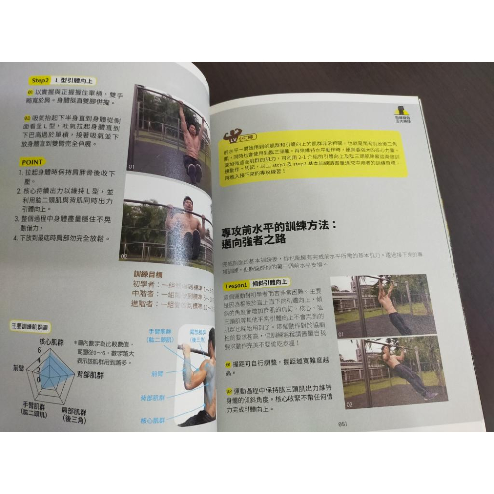 【享讀書房C5】《街頭健身 倒三角、胸大肌、人魚線‧勇氣自信一練上身》邱仁政（Leon）, 彭羿旻（Vic） / 如何-細節圖3