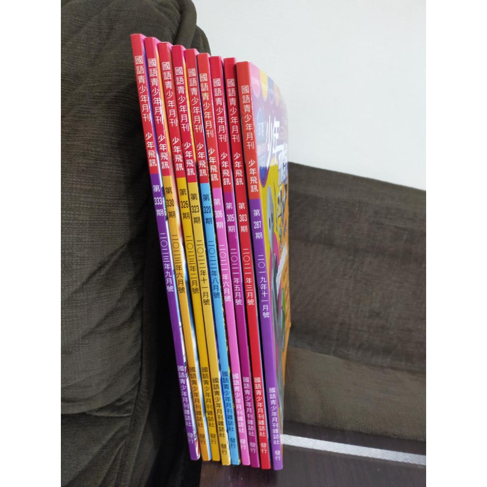 【享讀書房3F外】《少年飛訊 (期數如圖所示 共9本合售)》國語青少年月刊雜誌社-細節圖3