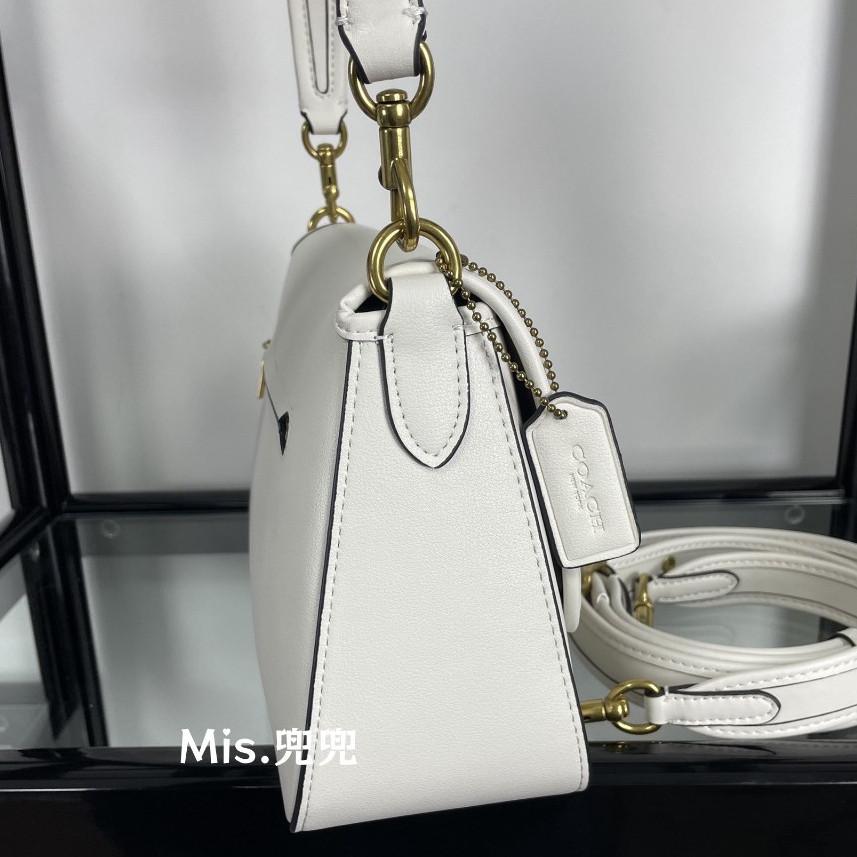 保固 現貨 COACH 蔻馳包包 Mis.兜兜 經典女生軟歐包 手提包 單肩斜挎包 側背包 大容量女包 側背包 時尚女-細節圖6