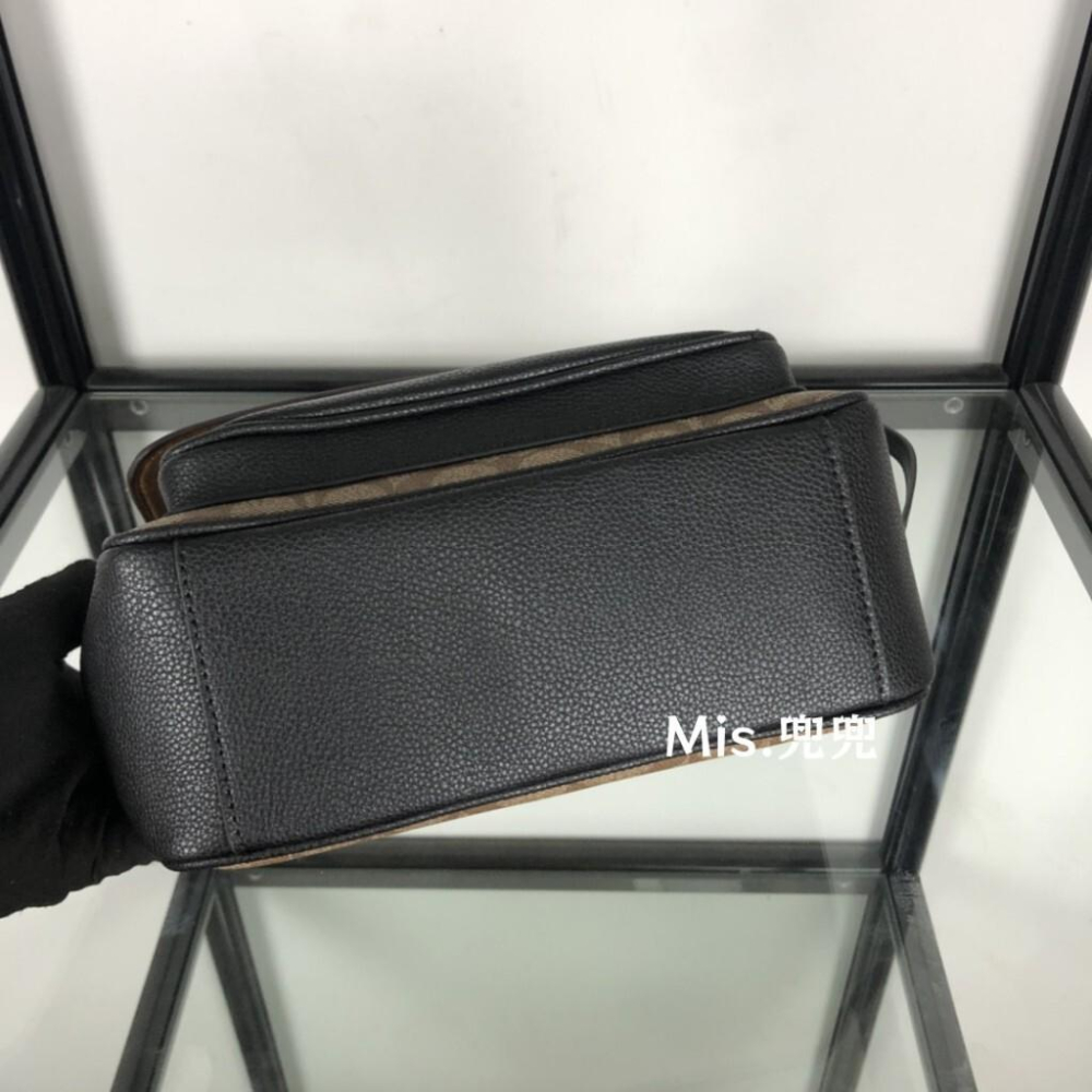 保固 現貨 COACH 蔻馳包包 Mis.兜兜 女生翻蓋包 鏈條包 單肩斜挎包 側背女包 大容量 時尚百搭-細節圖7