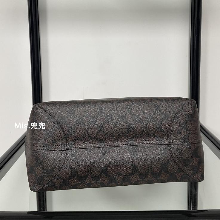保固 現貨 COACH 蔻馳包包 Mis.兜兜 經典老花托特包 手提包 單肩包 大容量女包 吸扣-細節圖6