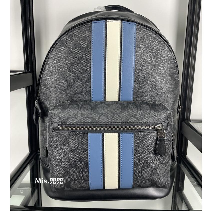 保固 現貨 COACH 蔻馳包包 Mis.兜兜 經典老花男士雙肩包 書包 背包 旅行包 後背包 男生包包 大容量男包-細節圖3