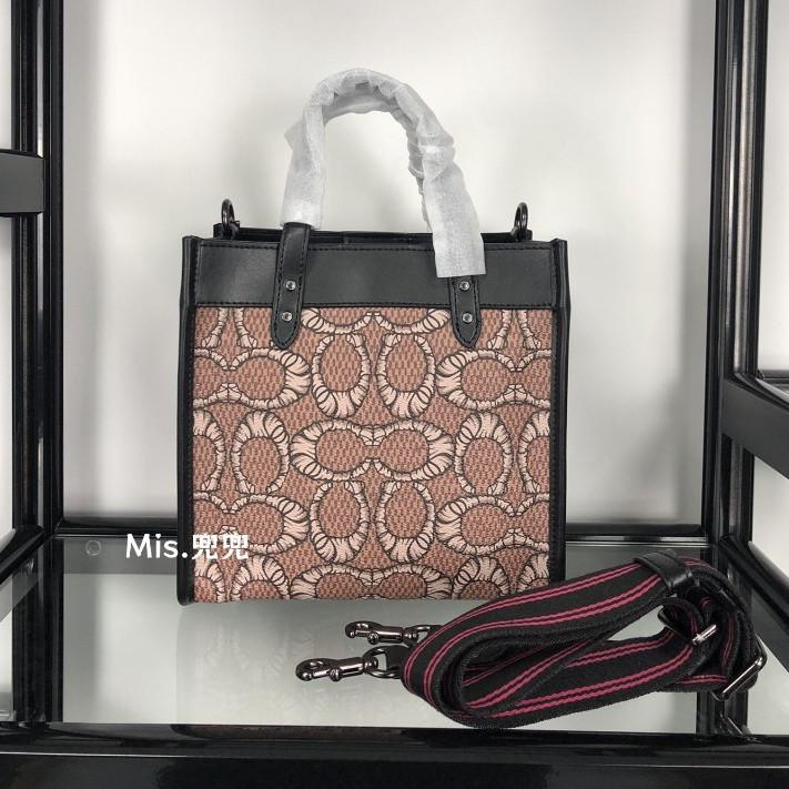 保固 現貨 COACH 蔻馳包包 Mis.兜兜 經典女生托特包 手提包 單肩斜挎包 側背包 時尚女包 大容量女包-細節圖5