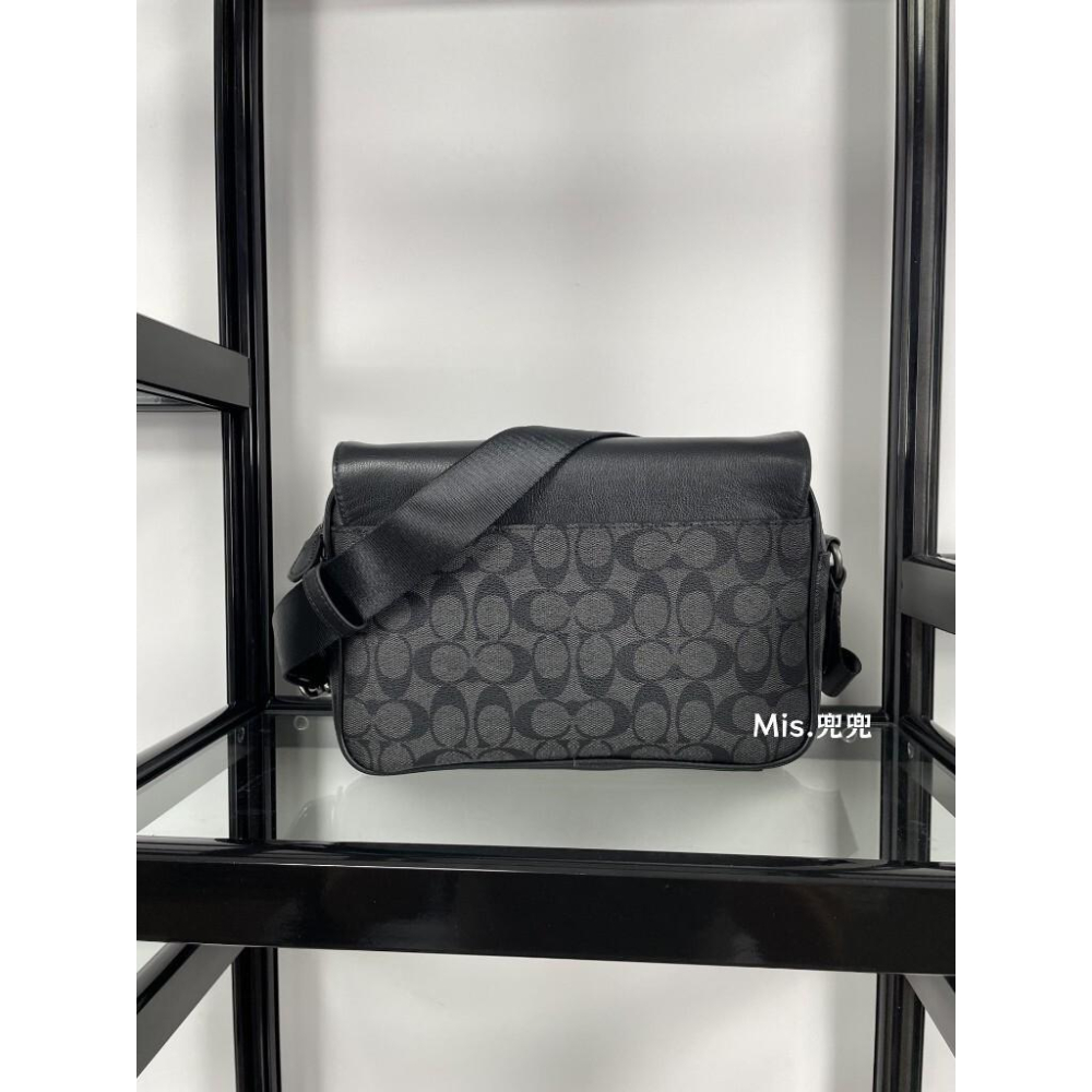 保固 現貨 COACH 蔻馳包包 Mis.兜兜 經典男士郵差包 單肩包 斜挎包 大容量男包 出游休閑 男生包包-細節圖4