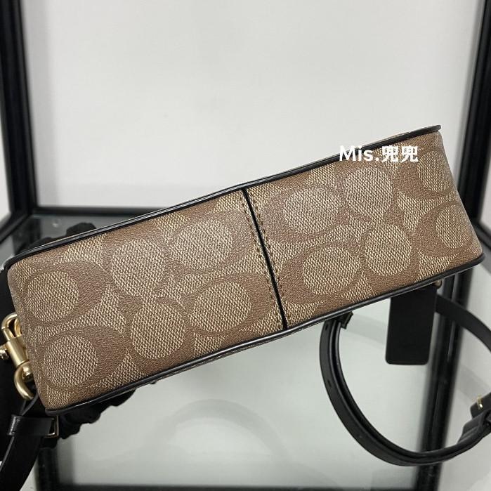 保固 現貨 COACH 蔻馳包包 Mis.兜兜 經典圓餅包 斜挎包 手提圓餅包女 單肩包 女生包包 時尚百搭女包-細節圖7