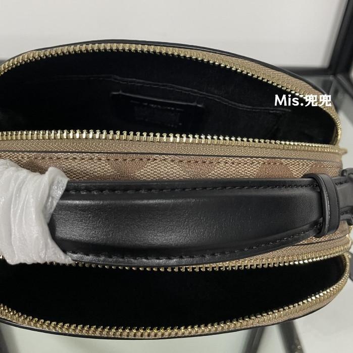 保固 現貨 COACH 蔻馳包包 Mis.兜兜 經典圓餅包 斜挎包 手提圓餅包女 單肩包 女生包包 時尚百搭女包-細節圖8