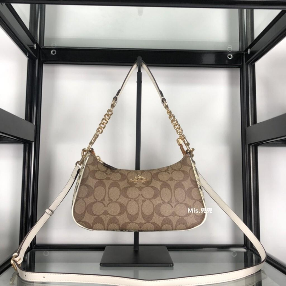 保固 現貨 COACH 蔻馳包包 Mis.兜兜 經典女生腋下包 手提包 單肩包 斜挎包 時尚百搭女包-細節圖3