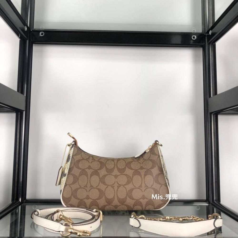 保固 現貨 COACH 蔻馳包包 Mis.兜兜 經典女生腋下包 手提包 單肩包 斜挎包 時尚百搭女包-細節圖4