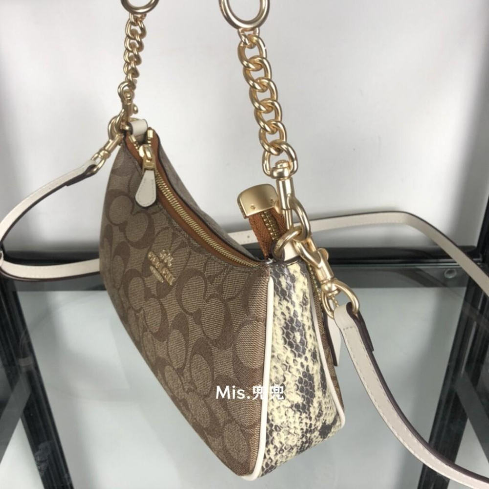 保固 現貨 COACH 蔻馳包包 Mis.兜兜 經典女生腋下包 手提包 單肩包 斜挎包 時尚百搭女包-細節圖5