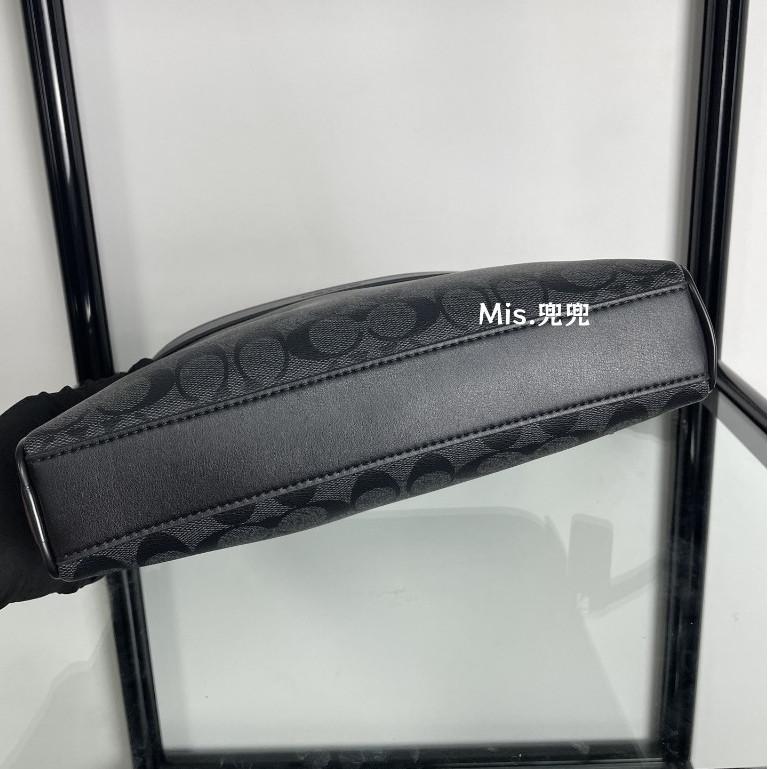 保固 現貨 COACH 蔻馳包包 Mis.兜兜 經典男士單肩包 斜挎包 側背包 時尚男包 大容量-細節圖7