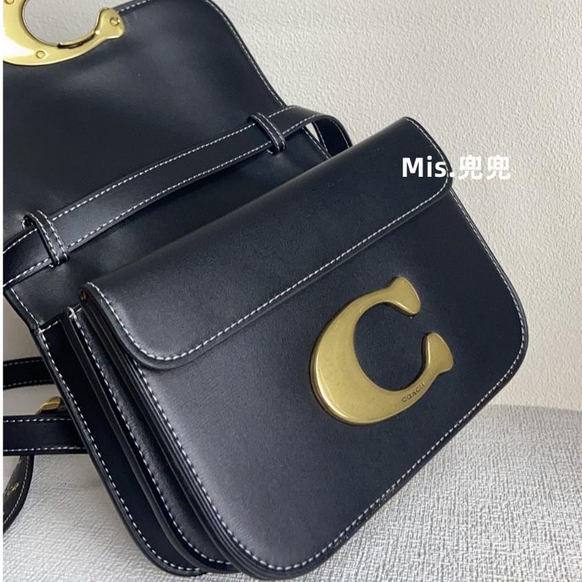 保固 現貨 COACH 蔻馳包包 Mis.兜兜🛒女生鏈條包 愛豆鏈條包斜挎包 郵差包 單肩包 手提包 女生包包 時尚-細節圖6