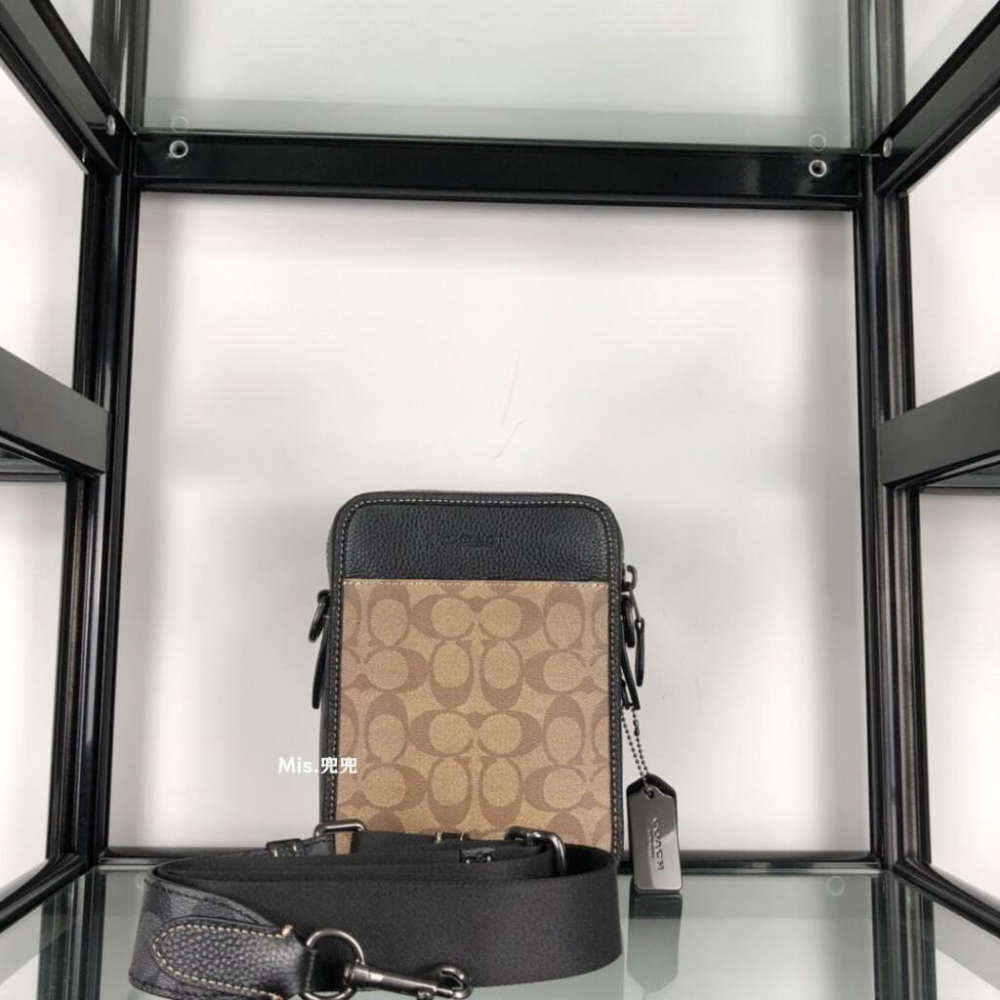 保固 現貨 COACH 蔻馳包包 Mis.兜兜 經典男士斜挎包 單肩包 側背包 時尚男包 男生包包-細節圖3