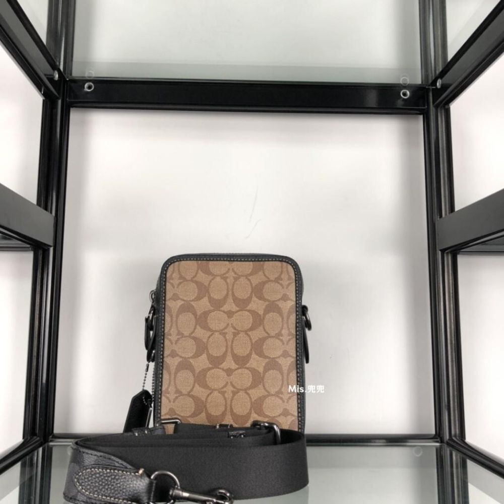 保固 現貨 COACH 蔻馳包包 Mis.兜兜 經典男士斜挎包 單肩包 側背包 時尚男包 男生包包-細節圖4