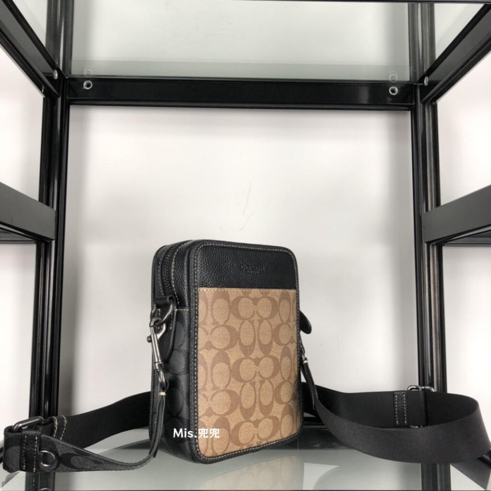 保固 現貨 COACH 蔻馳包包 Mis.兜兜 經典男士斜挎包 單肩包 側背包 時尚男包 男生包包-細節圖5