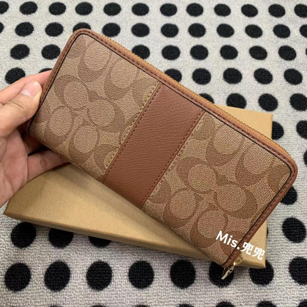 保固 現貨 COACH 蔻馳包包 Mis.兜兜🛒長夾 手拿包 拉鍊 皮夾 正品 錢包 包包 送禮 女朋友 女生 中夾-細節圖5