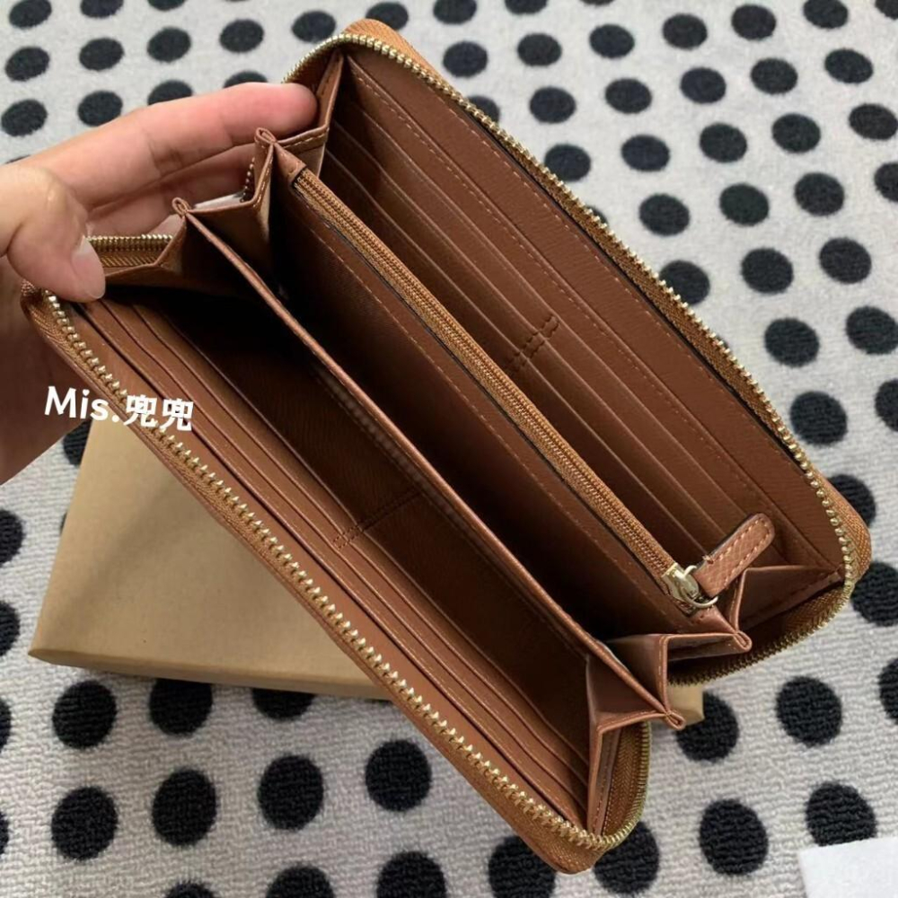 保固 現貨 COACH 蔻馳包包 Mis.兜兜🛒長夾 手拿包 拉鍊 皮夾 正品 錢包 包包 送禮 女朋友 女生 中夾-細節圖6