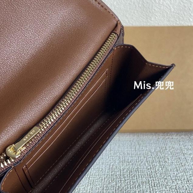 保固 現貨 COACH 蔻馳包包 Mis.兜兜 時尚女生蓋頭包 手拿錢包 中長夾 按扣翻蓋錢包 皮夾 女生錢包-細節圖5