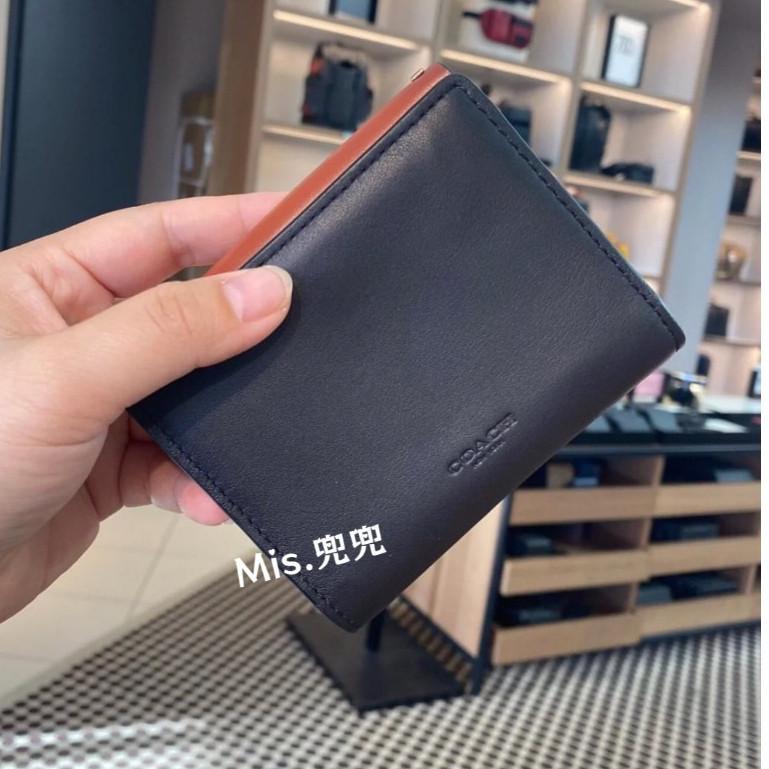 保固 現貨 COACH 蔻馳包包 Mis.兜兜 女生馬車短夾 短款錢包 信封錢包 皮夾女 防刮零錢包 多卡位大鈔夾 零-細節圖7