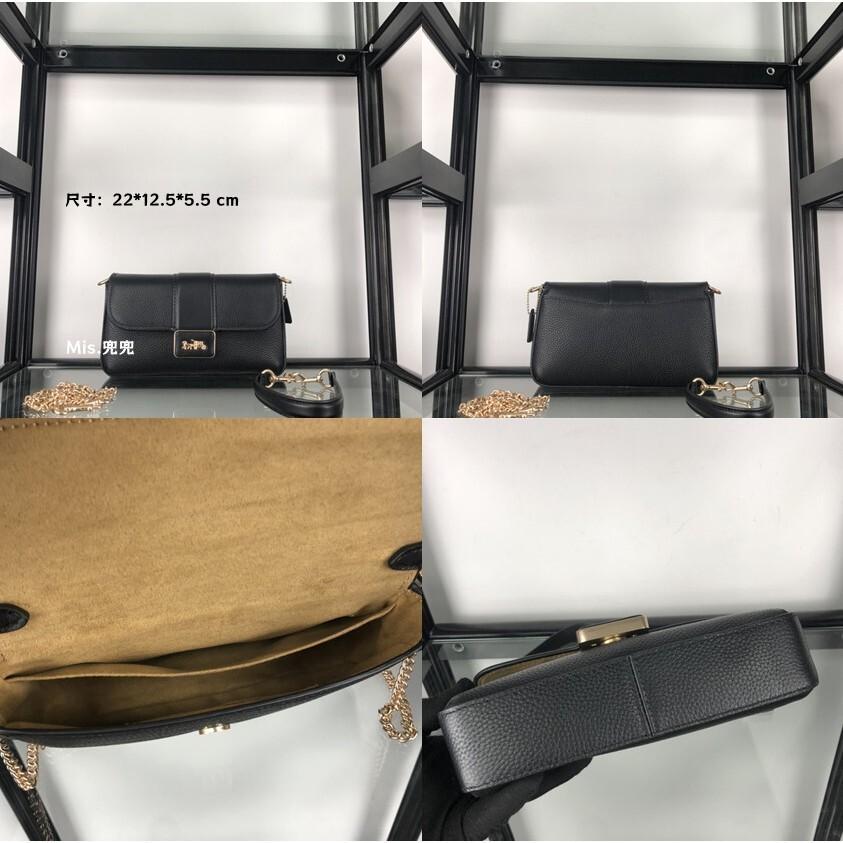 保固 現貨 COACH 蔻馳包包 Mis.兜兜 女生翻蓋單肩包 斜挎包 手提包 腋下包 時尚女包 小號/大號-細節圖3