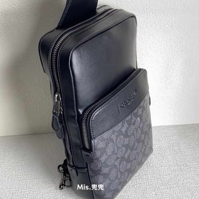保固 現貨 COACH 蔻馳包包 Mis.兜兜🛒經典男生單肩包 背包 斜挎包 肩背包 男士包包 時尚男包-細節圖4