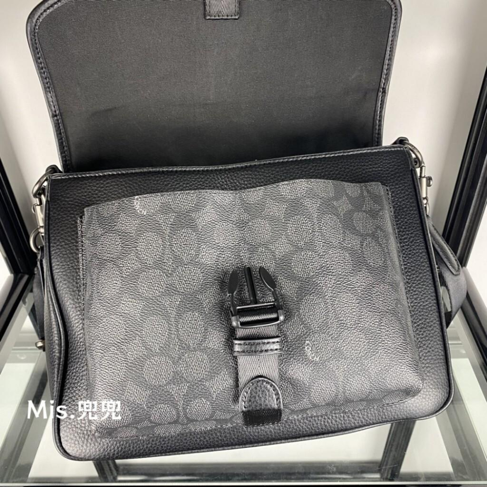 保固 現貨 COACH 蔻馳包包 Mis.兜兜 新款 男生斜挎包 單肩包 側背男包 大容量男包 時尚百搭-細節圖4