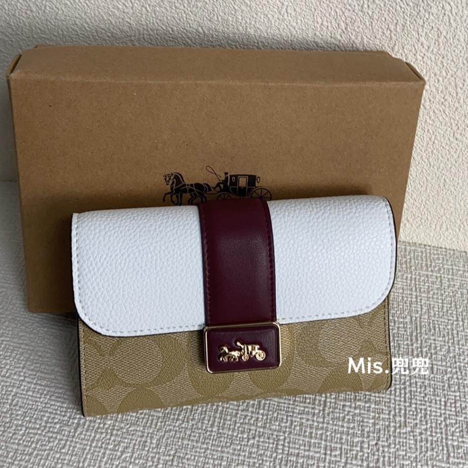 保固 現貨 COACH 蔻馳包包 Mis.兜兜 新款 女生中長款錢包 零錢包 手拿包 手拿錢包 女生錢包-細節圖4