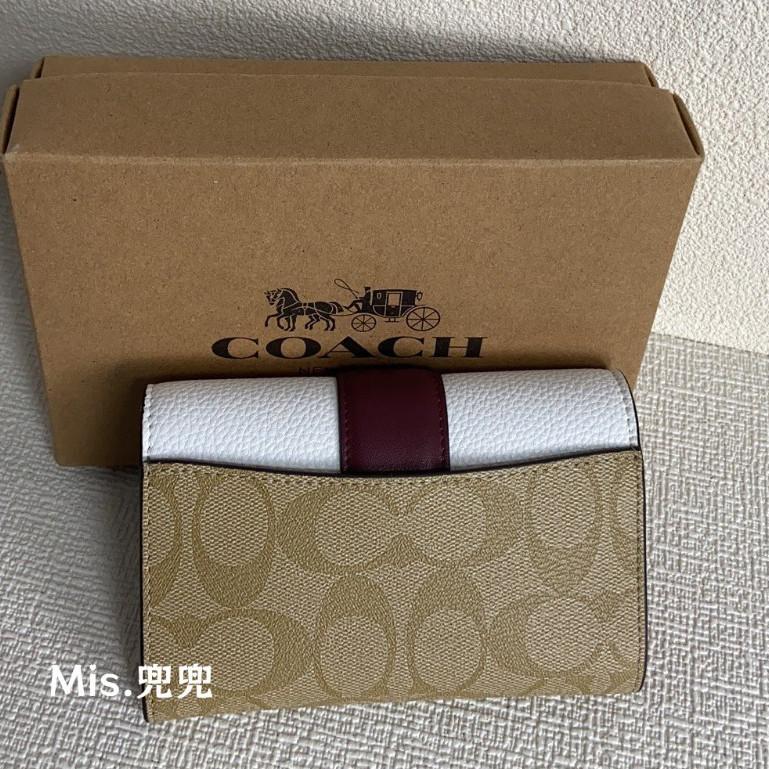 保固 現貨 COACH 蔻馳包包 Mis.兜兜 新款 女生中長款錢包 零錢包 手拿包 手拿錢包 女生錢包-細節圖5