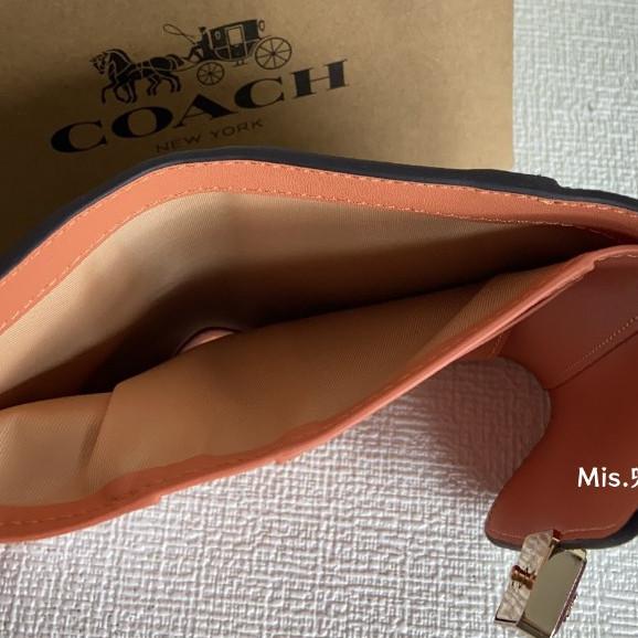 保固 現貨 COACH 蔻馳包包 Mis.兜兜 新款 女生中長款錢包 零錢包 手拿包 手拿錢包 女生錢包-細節圖8