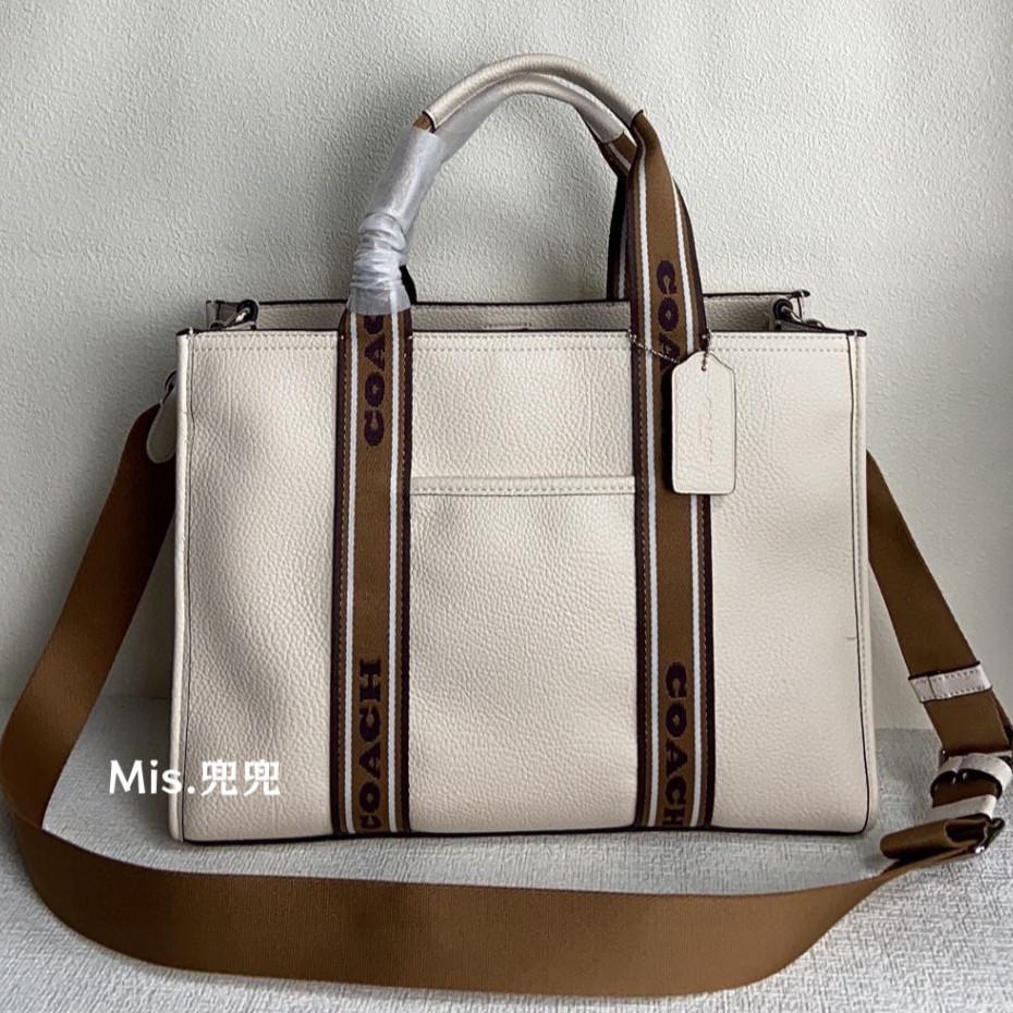 保固 現貨 COACH 蔻馳包包 Mis.兜兜 新款 女生托特包 購物包 女生大包 手提包 單肩斜挎包 大容量女包-細節圖3