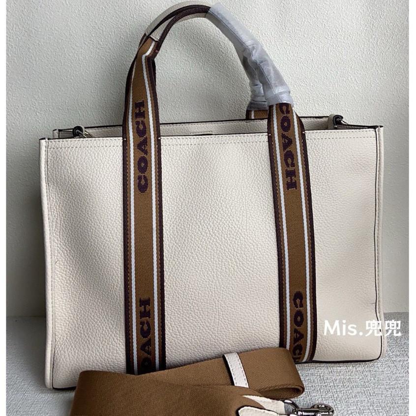 保固 現貨 COACH 蔻馳包包 Mis.兜兜 新款 女生托特包 購物包 女生大包 手提包 單肩斜挎包 大容量女包-細節圖4