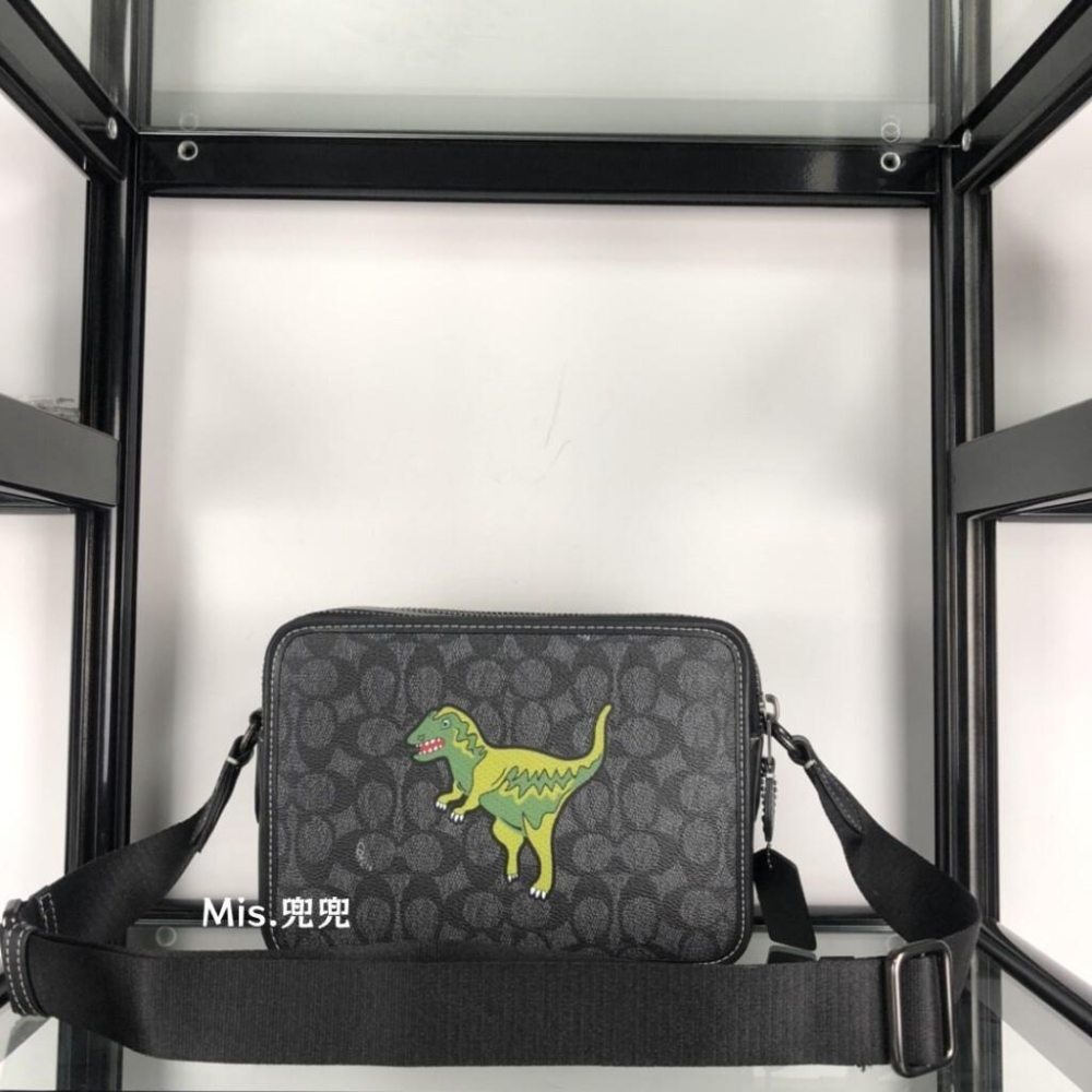 保固 現貨 COACH 蔻馳包包 Mis.兜兜 經典老花男士相機包 單肩包 斜挎包 側背包 男生包包-細節圖3