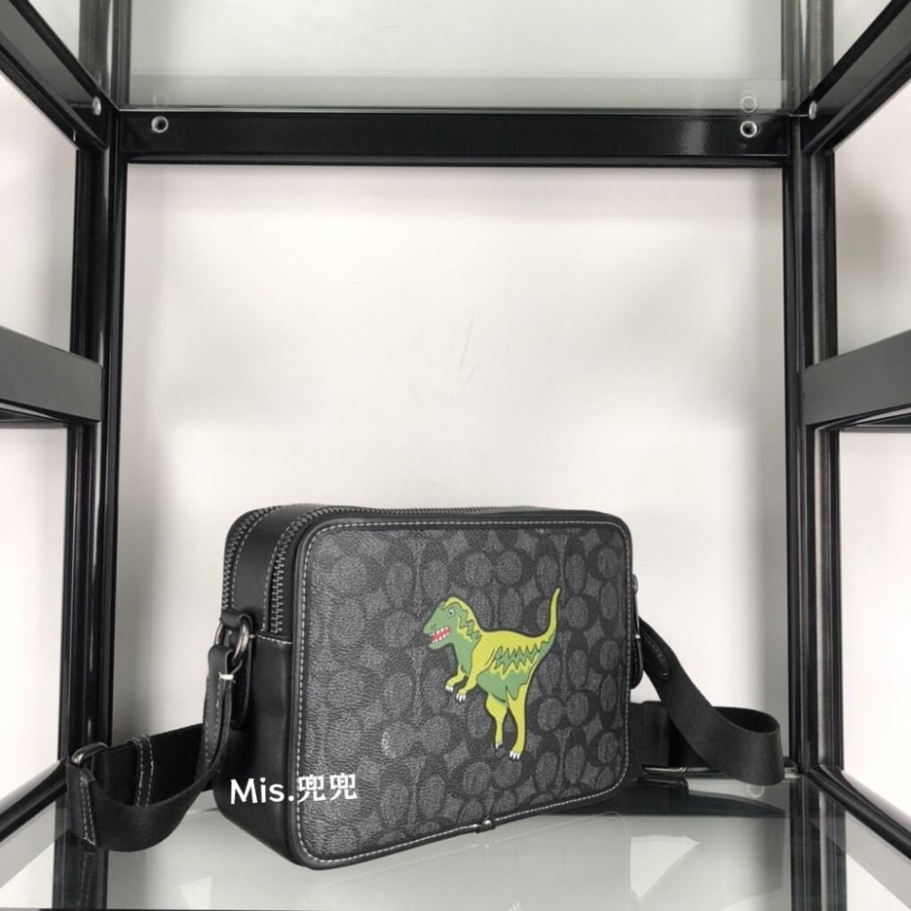 保固 現貨 COACH 蔻馳包包 Mis.兜兜 經典老花男士相機包 單肩包 斜挎包 側背包 男生包包-細節圖4