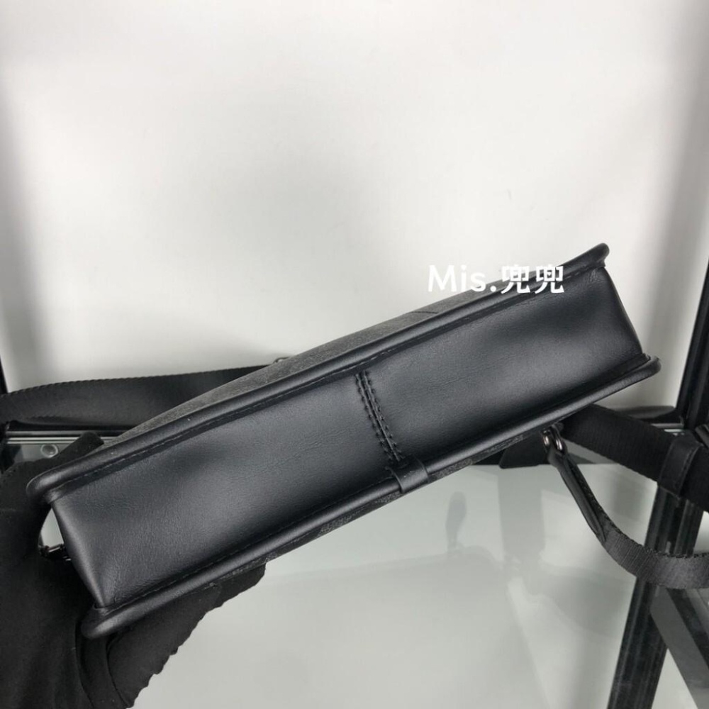 保固 現貨 COACH 蔻馳包包 Mis.兜兜 經典老花男生斜挎包 零錢袋二合一包 單肩包 側背包 男生包包-細節圖7