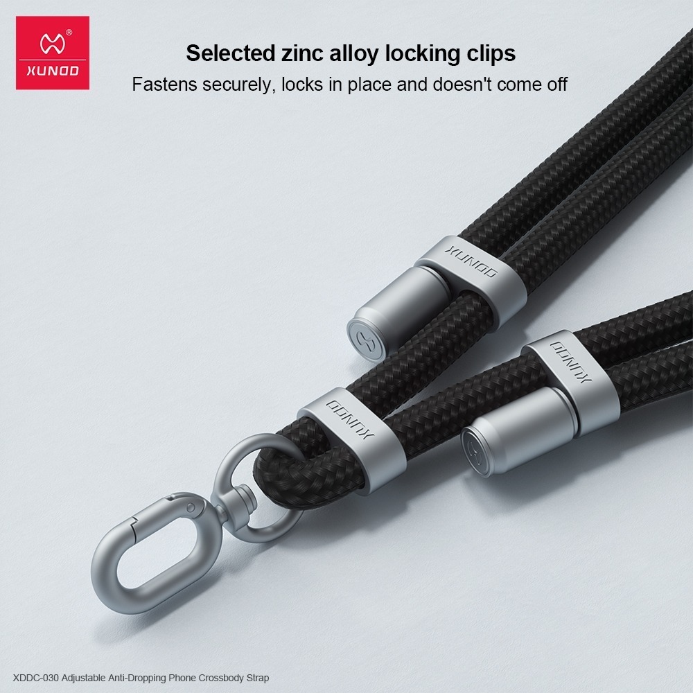 【XUNDD】8mm可調節編織手機掛繩150cm 手機背帶 手機掛繩 墊片掛繩 斜背 頸掛繩 掛脖 吊繩-細節圖6