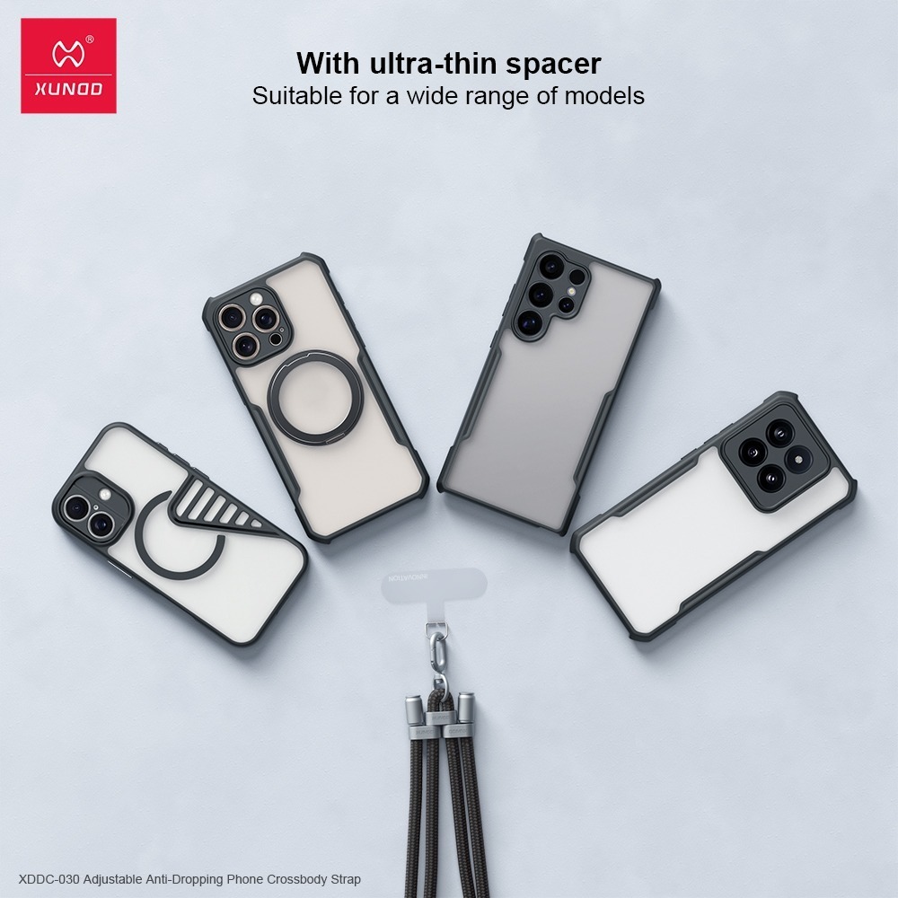 【XUNDD】8mm可調節編織手機掛繩150cm 手機背帶 手機掛繩 墊片掛繩 斜背 頸掛繩 掛脖 吊繩-細節圖7