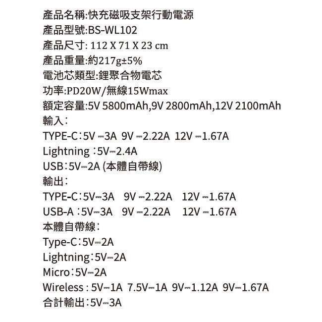 【NISDA】10000 多工磁吸支架行動電源 大容量行動電源 自帶線行動電源 角架式行動電源 磁吸行動電源-細節圖9